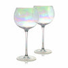 oil effect gin glass