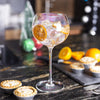 Multicoloured gin glass