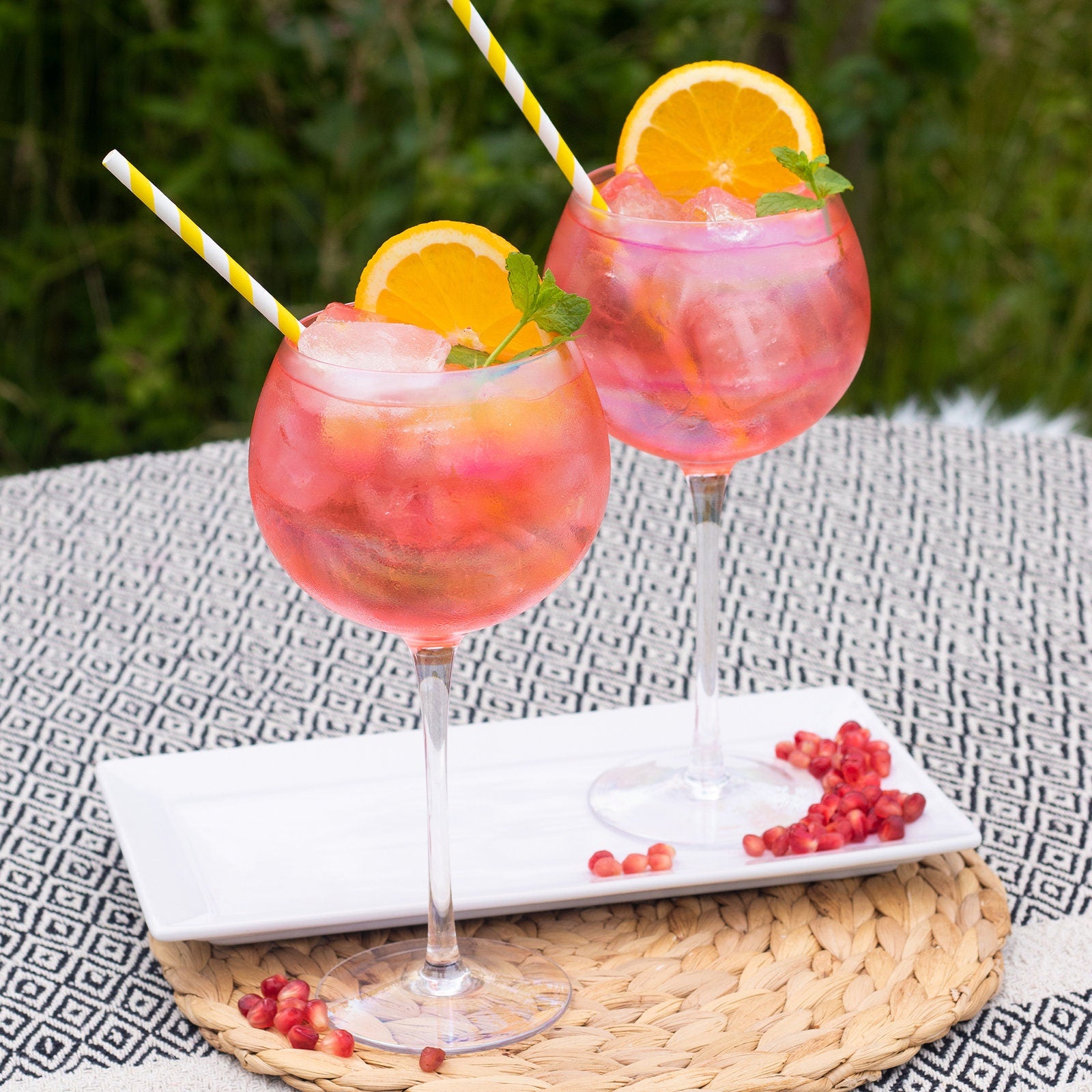Set of 2 Iridescent Gin Glasses