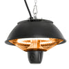 Patio Ceiling Heater Hanging Indoor Tent Halogen Outdoor Electric Black 600W