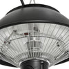 Patio Ceiling Heater Hanging Indoor Tent Halogen Outdoor Electric Black 600W