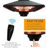 Electric Hanging Heater LED Ceiling Halogen 2000w Patio Garden Aluminum Tent