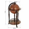 Globe Shaped Retro Style Bar Cabinet Wine Alcohol Storage Trolley Glass.