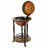 Globe Shaped Retro Style Bar Cabinet Wine Alcohol Storage Trolley Glass.