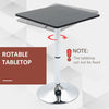 Adjustable Height Bar Table with Metal Frame and Square Tabletop
