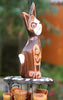 Large Cat Bamboo Wind Chime Hanging Outdoor Garden Bar Decor Birthday Gift Present.