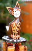 Large Cat Bamboo Wind Chime Hanging Outdoor Garden Bar Decor Birthday Gift Present.
