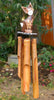 Large Cat Bamboo Wind Chime Hanging Outdoor Garden Bar Decor Birthday Gift Present.