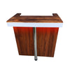 Rustic Wooden Home Bar