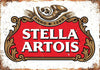 STELLA ARTOIS BEER VINTAGE METAL SIGN TIN RETRO PLAQUE GARAGE BAR PUB MAN CAVE