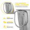 Large Galvanised Drinks Bucket Wine Champagne Beer Bottle Ice Cooler Party Tub 