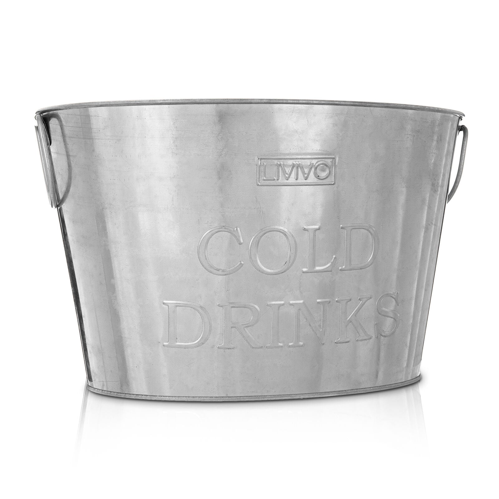 Large Galvanised Drinks Bucket Wine Champagne Beer Bottle Ice Cooler Party Tub 