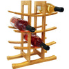 Bamboo Wine Rack | Bottle Holder | Free Vertical Standing | Organic Bamboo Wood