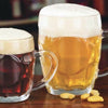  Dimpled Beer Tankard PINT Glass set of 4 - 600ML