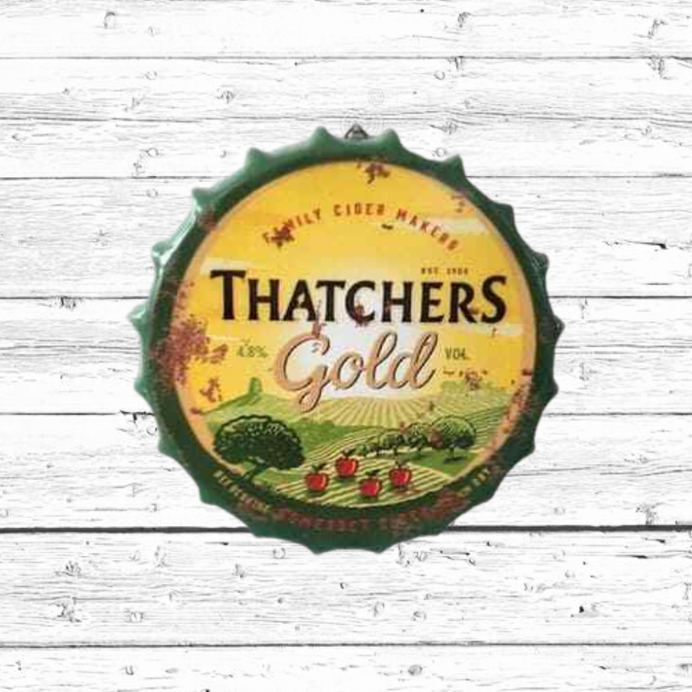 Thatchers Gold Retro Bar Sign